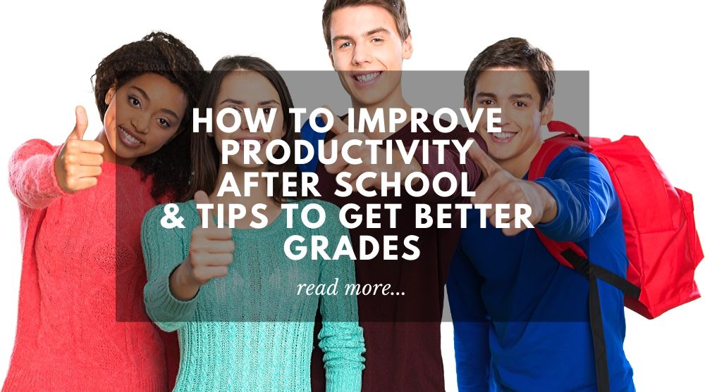 How to improve productivity after school | Week Plan