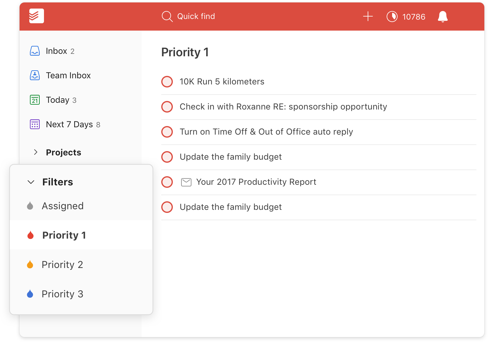 todoist repeating tasks